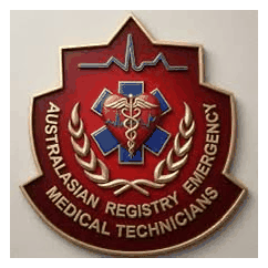 Australasian Registry of Emergency Medical Technicians (AREMT) badge